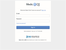 Tablet Screenshot of firstcall.medic-ce.com